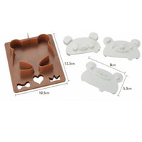 Panda Animal Sandwich Cutters