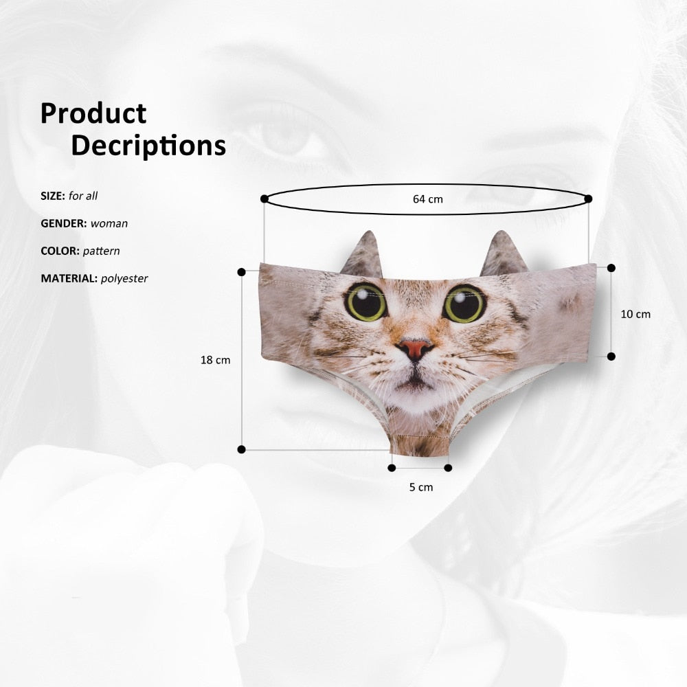 Kitty Cat Animal 3D Ear Panties – i Sweet Happiness