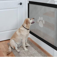 Ingenious Dog Gate Mesh Fence Pets Safety Door Guard