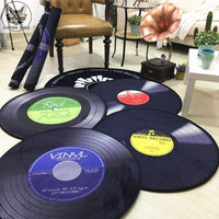 Decorative Vinyl Record Rug