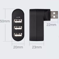 Rotatable High Speed 3 Ports USB HUB