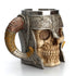 Viking Horned Demon Skull Mug